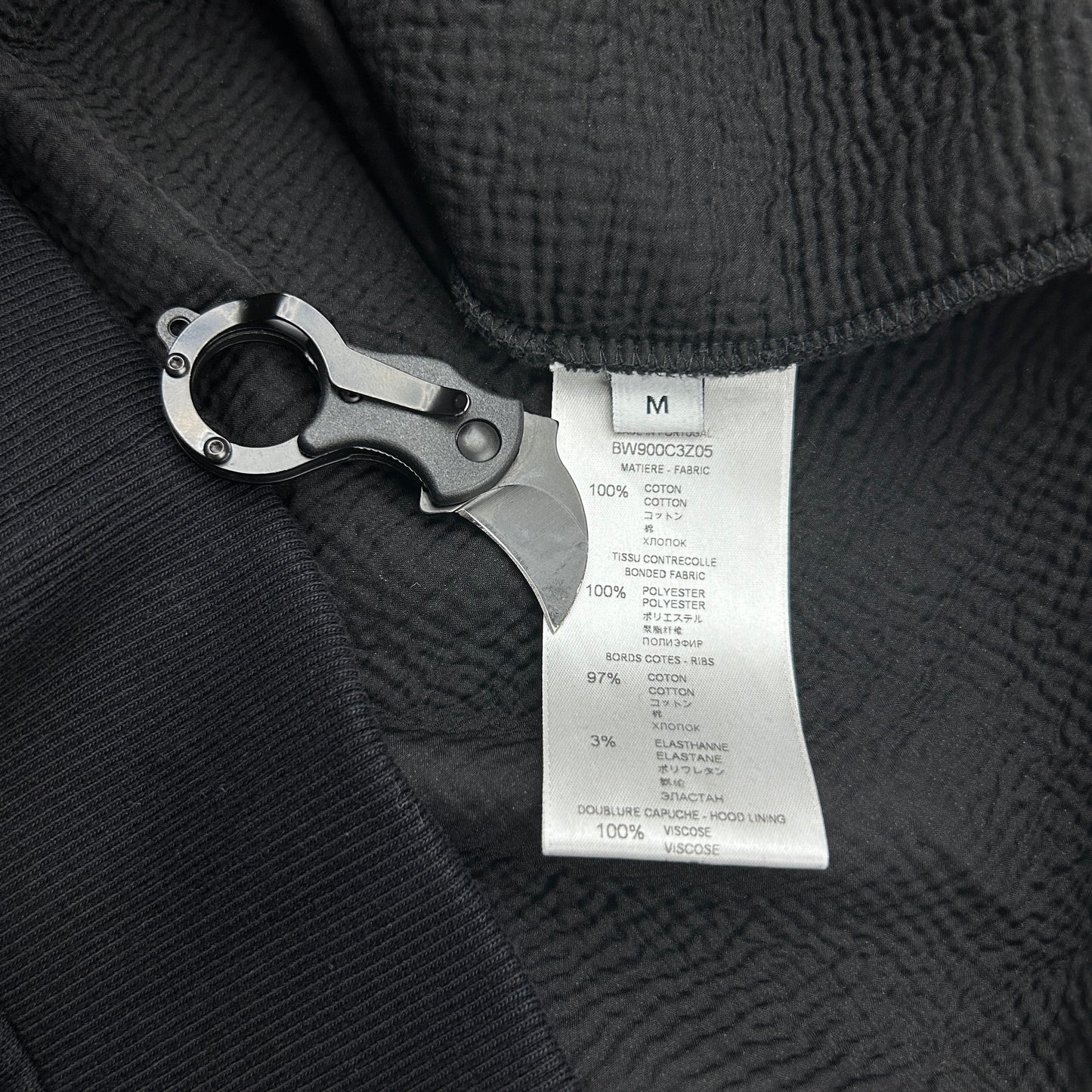 Givenchy Destroyed Logo Pullover Hoodie